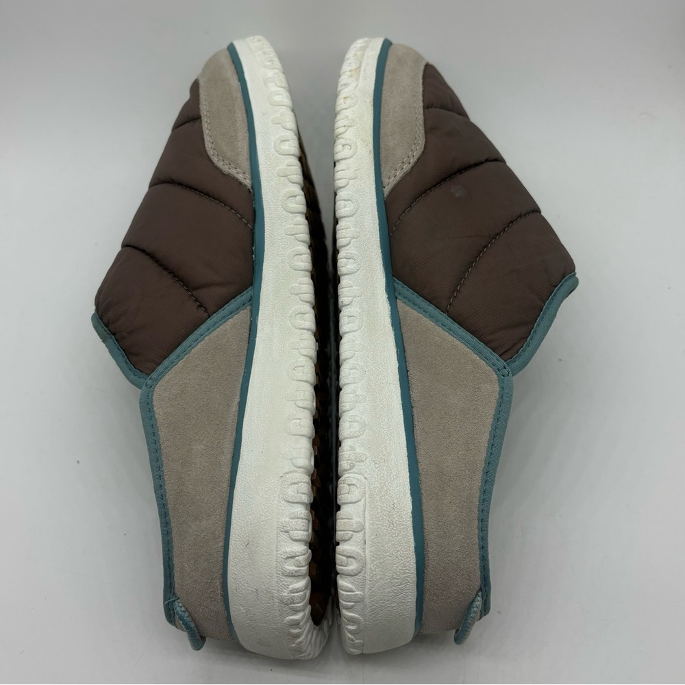 LL Bean Women's Brown Nylon Mountain Classic Quilted Slides Slippers Sz 9 - Picture 5 of 11